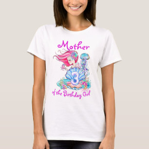 Mermaid 3rd Birthday Change Edit Text Personalise T-Shirt