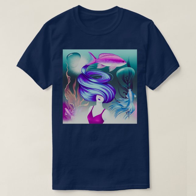 Mermaid 4 T-Shirt (Design Front)