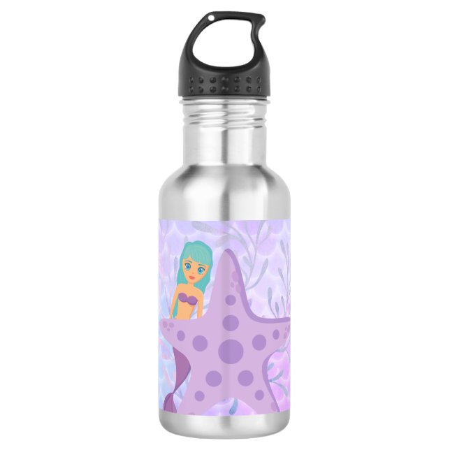 Mermaid 710 Ml Water Bottle (Front)