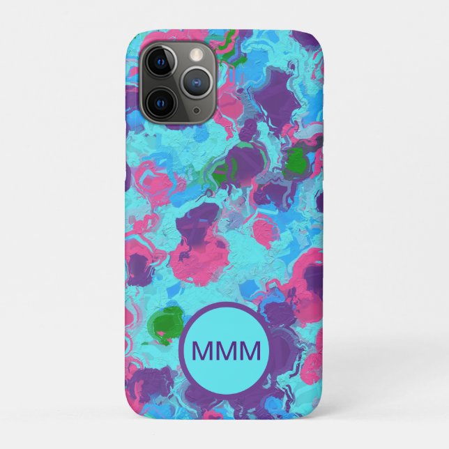 Mermaid Abstract Splatter Case-Mate iPhone Case (Back)