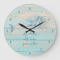 Mermaid Affirmation Rustic Beach Wood Coastal
