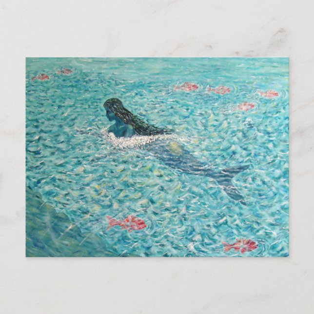 Mermaid against the Tide Postcard (Front)
