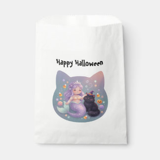 Mermaid and Cat Halloween Charm Favour Bags