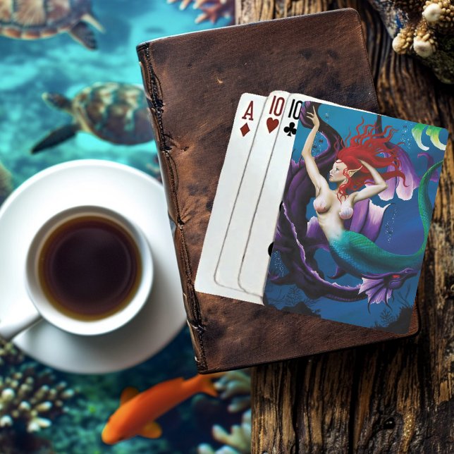 Mermaid and Dragon Friend Playing Cards (Creator Uploaded)