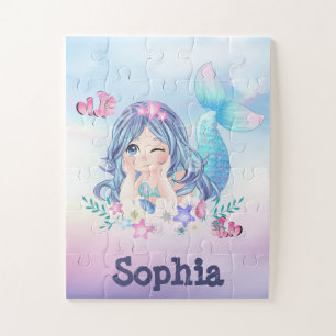 Mermaid and Fish Jigsaw Puzzle
