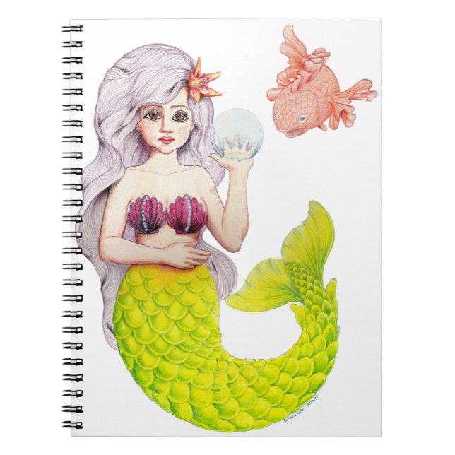 Mermaid and friend notebook (Front)