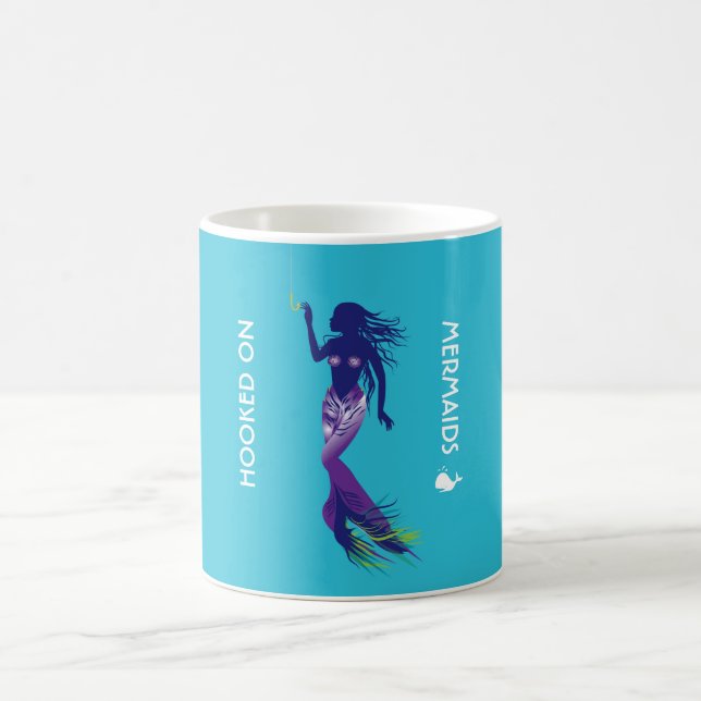 Mermaid and Golden Hook Coffee Mug (Center)