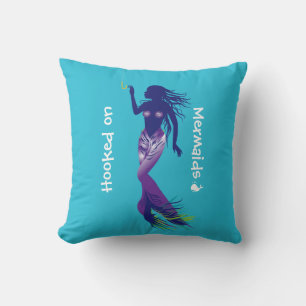 Mermaid and Golden Hook Cushion