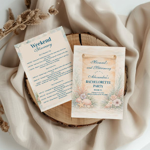 Mermaid and Matrimony Weekend Invitation