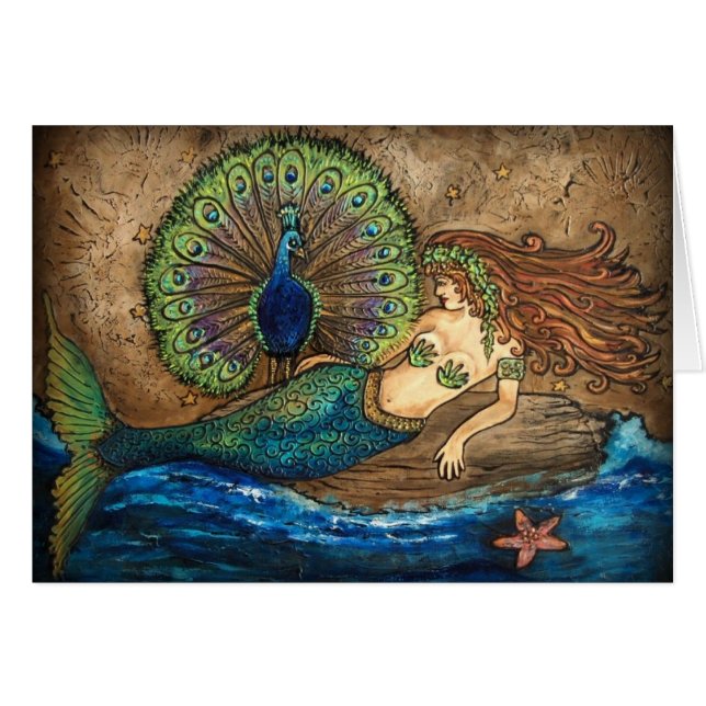 Mermaid and Peacock (Front Horizontal)