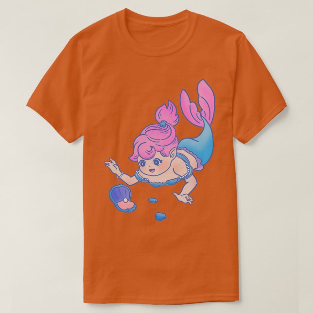 Mermaid and pearl T-Shirt (Design Front)
