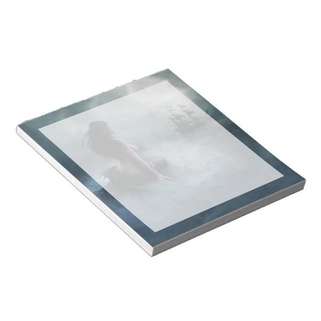 Mermaid and Pirate Ship Notepad (Angled)