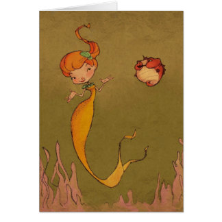 mermaid and seahorse