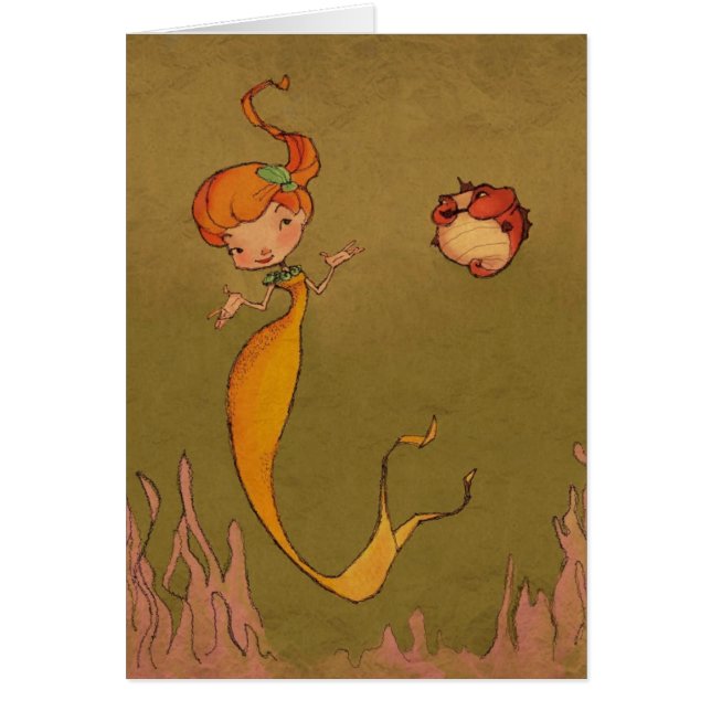 mermaid and seahorse (Front)