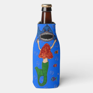 Mermaid and Shark Bottle Cooler