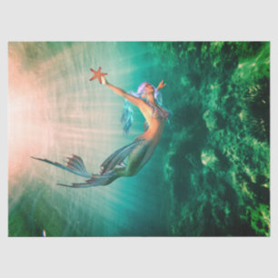 Mermaid and Starfish Tissue Paper