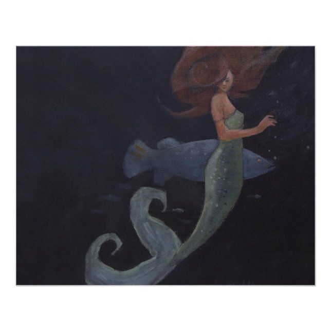 Mermaid and the Blue Fish Poster (Front)
