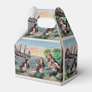 Mermaid Antique Magic Nautical Ocean Favour Box