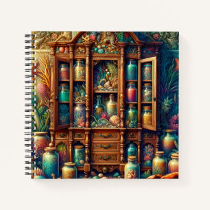 Mermaid Apothecary – Enchanted Ocean Cabinet Notebook
