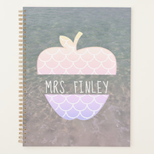 Mermaid Apple Ocean Teacher Planner
