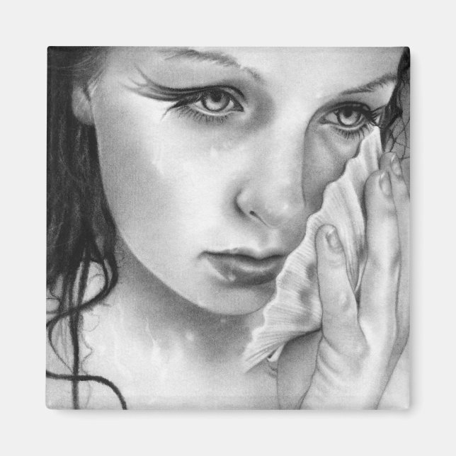 Mermaid Aquamarine Magnet (Front)