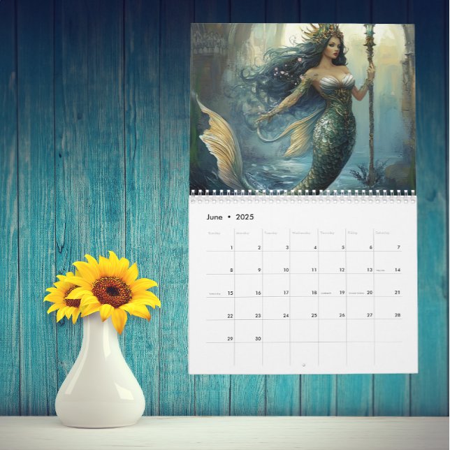 Mermaid Art Any Year Fantasy Calendar (Creator Uploaded)