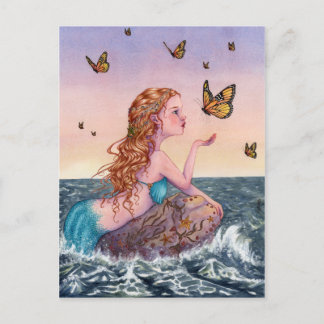 Mermaid Art Postcard - Bring Me Tidings