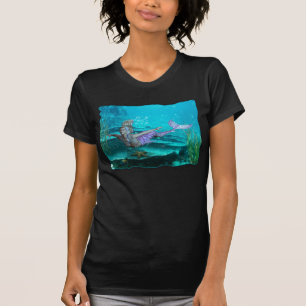Mermaid Art T-Shirt For Women - Fantasy Mermaid