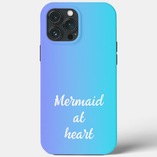 Mermaid at Heart Gradient Case-Mate iPhone Case (Back)
