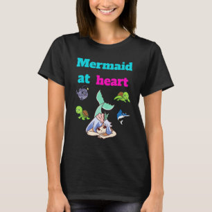 Mermaid At Heart Sea T-Shirt