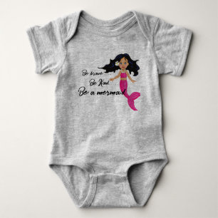 Mermaid baby bodysuit