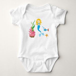 Mermaid Baby Bodysuit Tutu