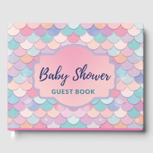 Mermaid Baby Shower Guest Book