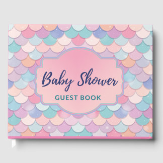 Mermaid Baby Shower Guest Book