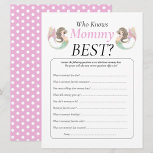 Mermaid baby shower under the sea invitation