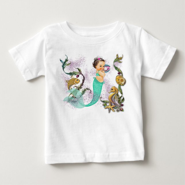 Mermaid Baby T-Shirt (Front)