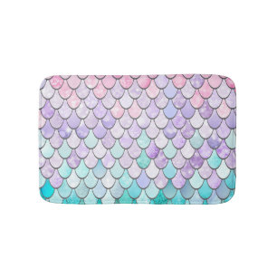 Mermaid Bath Mat, Pastel Mat