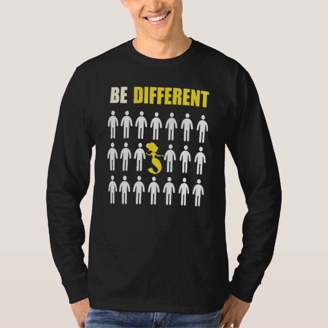 Mermaid Be Different Inspiration T-Shirt (Front)