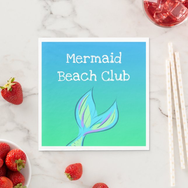 Mermaid Beach Club Napkin (Insitu)