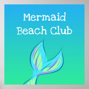 Mermaid Beach Club Poster