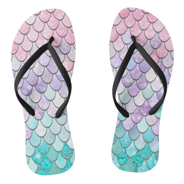 Mermaid Beach Flip Flops (Footbed)