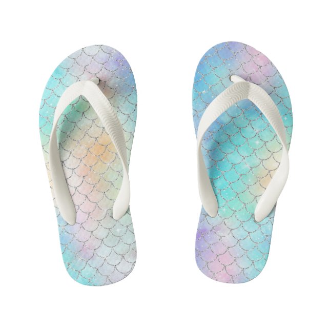 Mermaid Beach Kid's Flip Flops (Footbed)