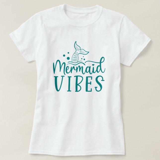 Mermaid Beach | Mermaid Vibes T-Shirt (Design Front)