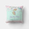 Mermaid Birth Stats Throw Pillow Mermaid Nursery