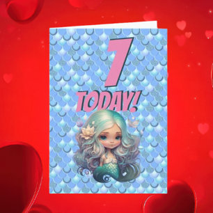 Mermaid Birthday Adventure Card