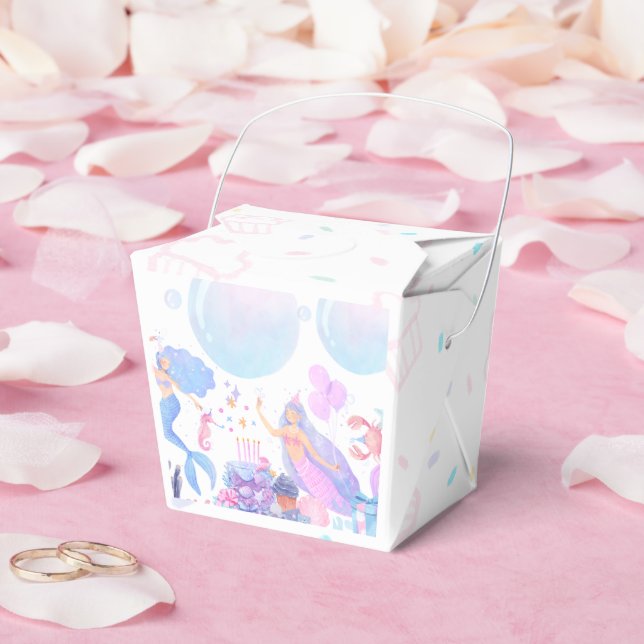 Mermaid Birthday Favour Box (Wedding)