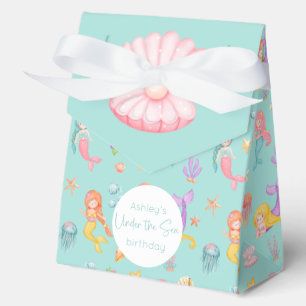 Mermaid Birthday Favour Boxes