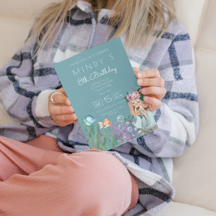 Mermaid Birthday Invitation