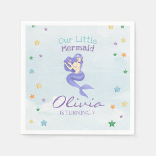 Mermaid Birthday Napkin