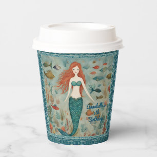 Mermaid Birthday Paper Cups